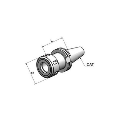 CATE50 Collet Chuck OZ25 DIN2080 Cnc Lathe Drill Holder Right Hand
